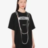 T-shirt i tryckt ekologisk bomullsjersey