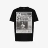 T-shirt i tryckt ekologisk bomullsjersey