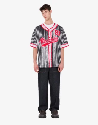T-shirt i tryckt ekologisk bomullsjersey