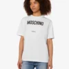 T-shirt i tryckt ekologisk bomullsjersey