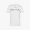 T-shirt i tryckt ekologisk bomullsjersey