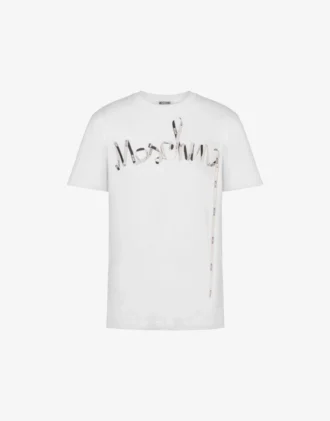 T-shirt i tryckt ekologisk bomullsjersey T-shirt i tryckt ekologisk bomullsjersey