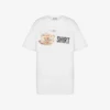 T-shirt i tryckt ekologisk bomullsjersey