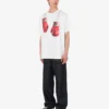 T-shirt i tryckt ekologisk bomullsjersey