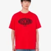T-shirt i tryckt ekologisk bomullsjersey