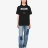 T-shirt i tryckt ekologisk bomullsjersey