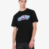 T-shirt i tryckt ekologisk bomullsjersey