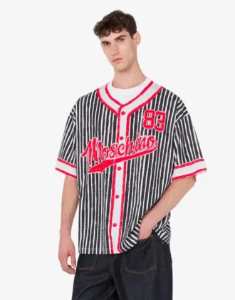 T-shirt i tryckt ekologisk bomullsjersey