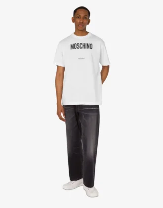 T-shirt i tryckt ekologisk bomullsjersey T-shirt i tryckt ekologisk bomullsjersey
