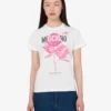 T-shirt i tryckt ekologisk bomullsjersey