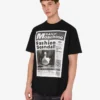 T-shirt i tryckt ekologisk bomullsjersey