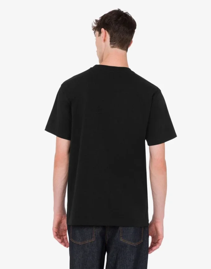 T-shirt i tryckt ekologisk bomullsjersey