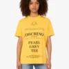 T-shirt i tryckt ekologisk bomullsjersey