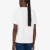 T-shirt i tryckt ekologisk bomullsjersey
