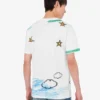 T-shirt i tryckt ekologisk bomullsjersey