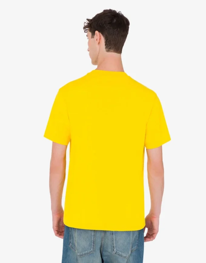 T-shirt i tryckt ekologisk bomullsjersey