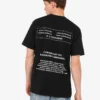 T-shirt i tryckt ekologisk bomullsjersey