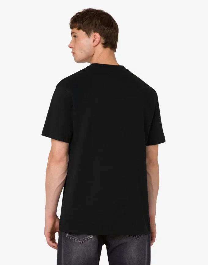 T-shirt i tryckt ekologisk bomullsjersey