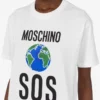 T-shirt i tryckt ekologisk bomullsjersey