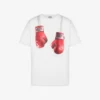 T-shirt i tryckt ekologisk bomullsjersey