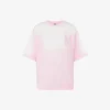 T-shirt i tryckt ekologisk bomullsjersey