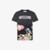 T-shirt i tryckt ekologisk bomullsjersey