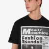 T-shirt i tryckt ekologisk bomullsjersey