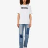 T-shirt i tryckt ekologisk bomullsjersey