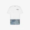 T-shirt i tryckt ekologisk bomullsjersey