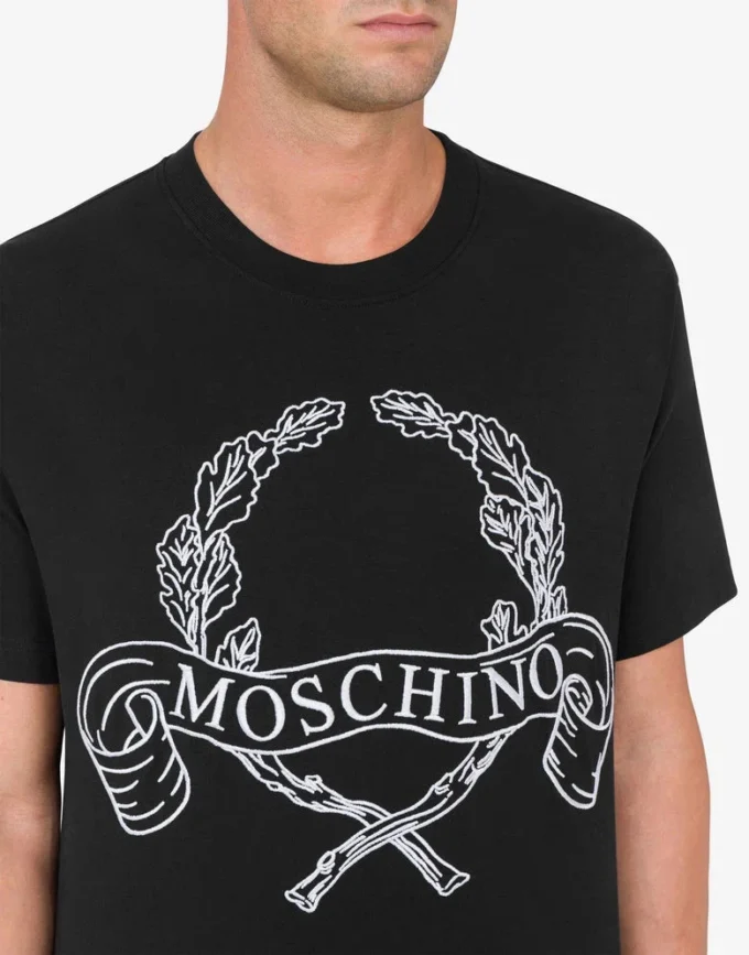 T-shirt Maxi Laurel Crown Embroidery