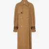 Trenchcoat i bomullsblandad gabardin Trenchcoat i bomullsblandad gabardin