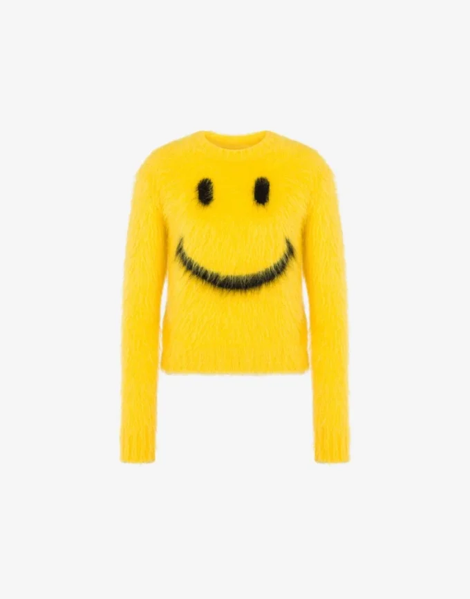 Tröja i borstad mohair Smiley Tröja i borstad mohair Smiley