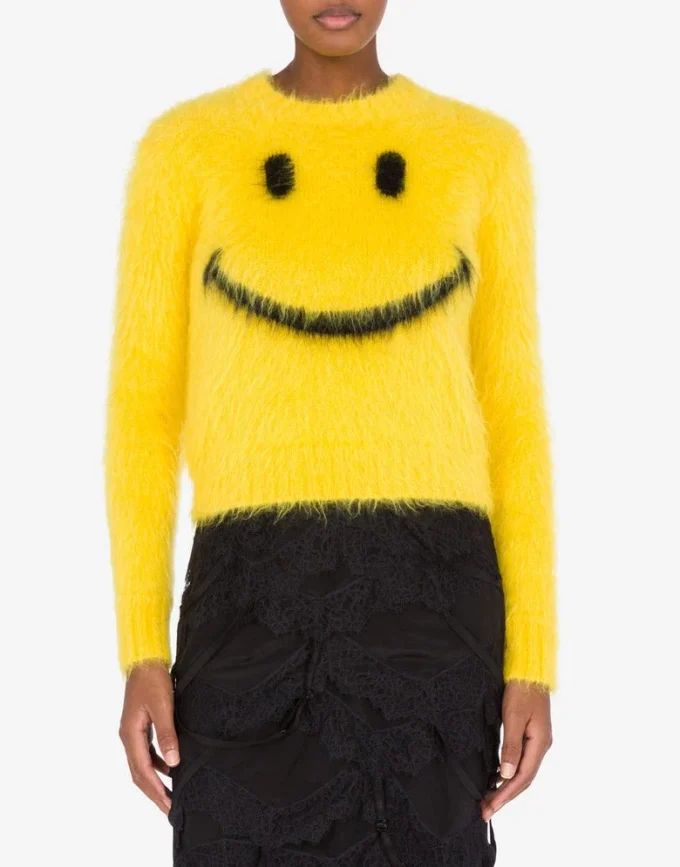 Tröja i borstad mohair Smiley Tröja i borstad mohair Smiley
