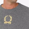 Tröja i ull och kashmir Broderi med lagerkrans Tröja i ull och kashmir Broderi med lagerkrans