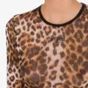 Tryckt mesh-T-shirt