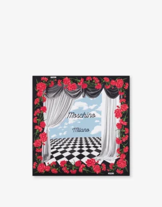 Tryckt silkescarf