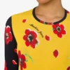 Tryckt stretchjersey-T-shirt