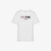 Tryckt T-shirt i bomullsjersey