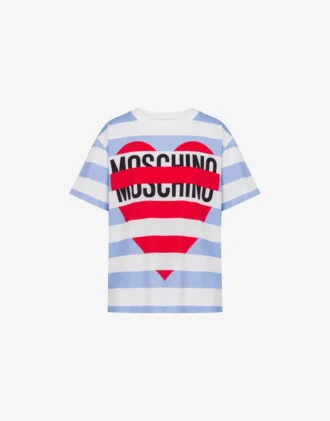 Tryckt T-shirt i bomullsjersey