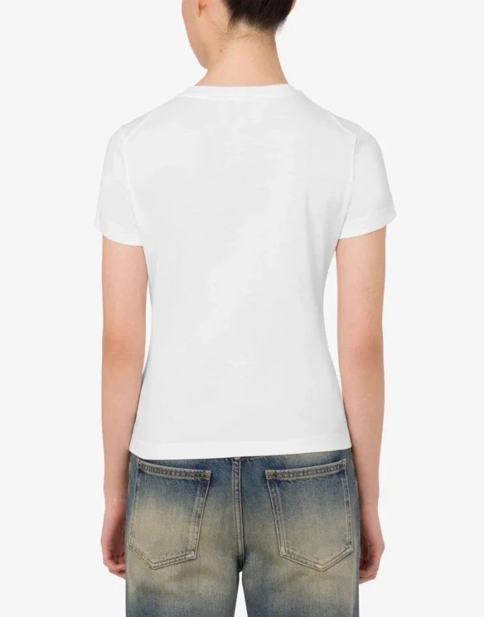 Tryckt T-shirt i bomullsjersey