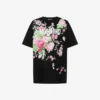 Tryckt T-shirt i kraftig bomull