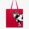 Tryckt tote Archive Cow Tryckt tote Archive Cow