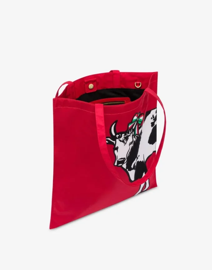 Tryckt tote Archive Cow Tryckt tote Archive Cow