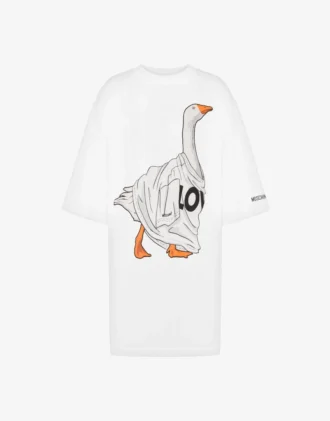 Tung bomullsklänning i oversize Goose