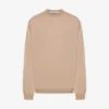Ull- och silkespullover Golden M