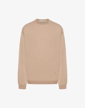 Ull- och silkespullover Golden M