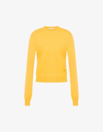 Ull- och silkespullover Golden M