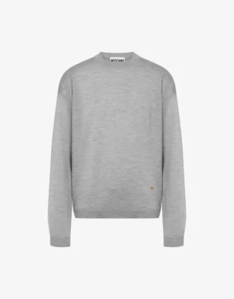 Ull- och silkespullover Golden M