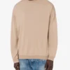 Ull- och silkespullover Golden M